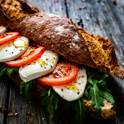 Tomato & Mozzarella Baguette