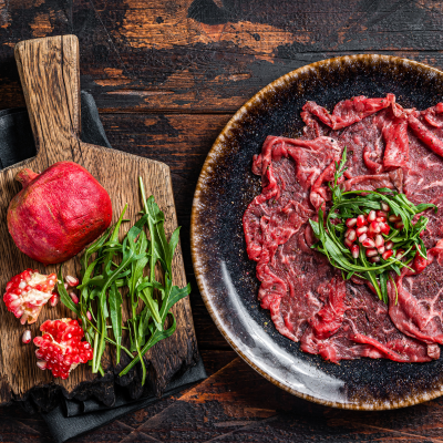 Chili Pepper & Pomegranate Carpaccio