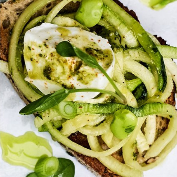 Crostini with Fresh Vegetables