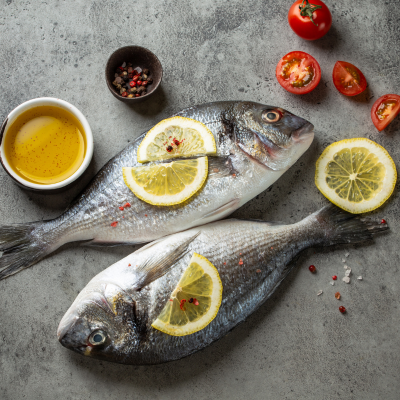 Sea Bream with Lemon & Olive Oil