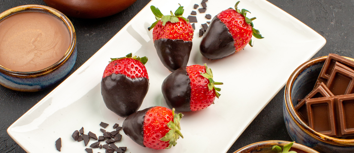 Chocolate-covered Strawberries