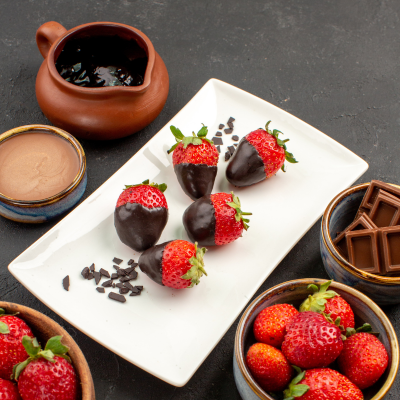 Chocolate-covered Strawberries