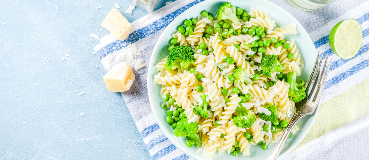 Fusilli with Spring Vegetables