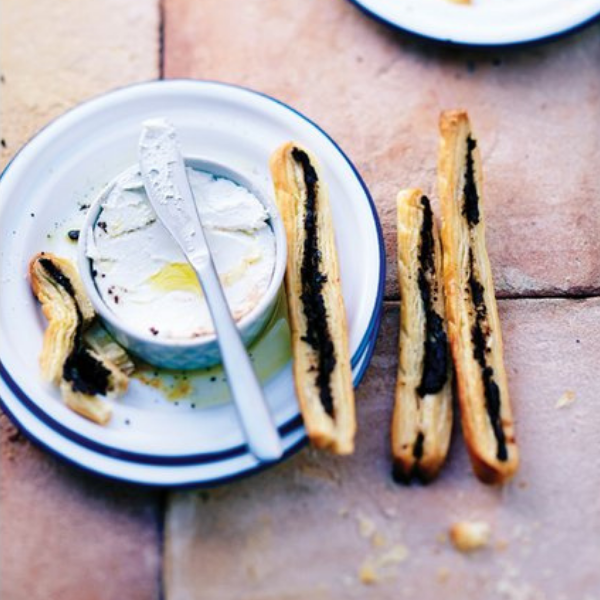 Puff Pastry with Tapenade