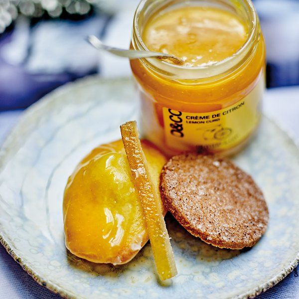 Lemon Curd Madeleines