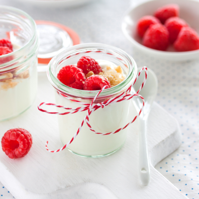 Raspberry Panna Cotta