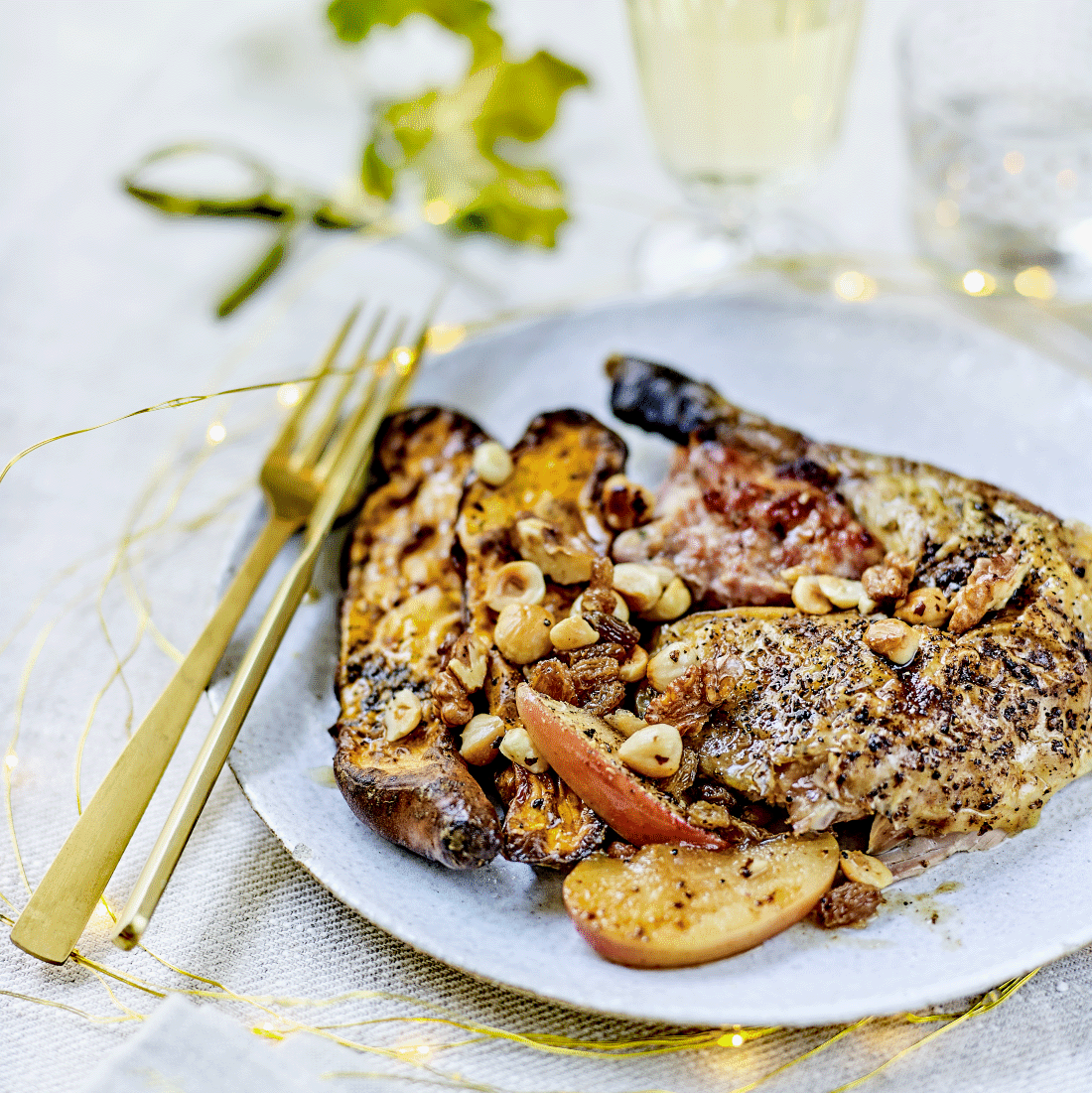 Guinea Fowl Stuffed with Dried Fruit