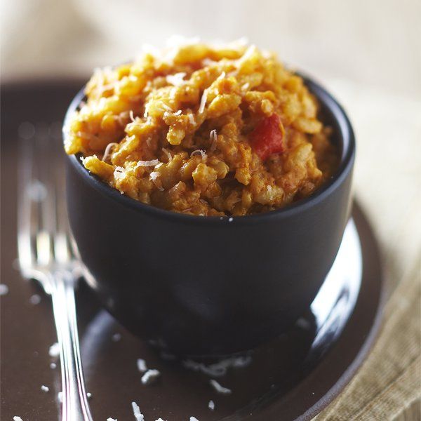 Bell Pepper & Pesto Risotto