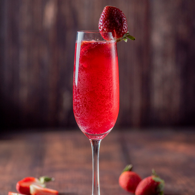 Strawberry Pomegranate Sparklers