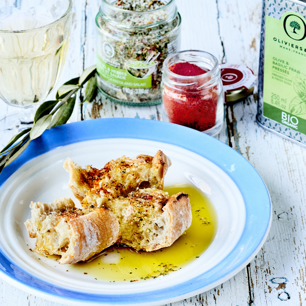 Olive & Basil Appetizer Bread