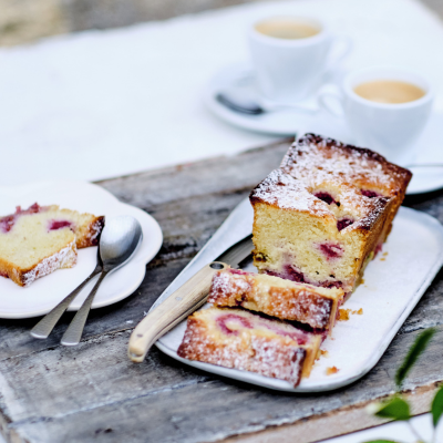 Raspberry, Lemon & Pistachio Cake