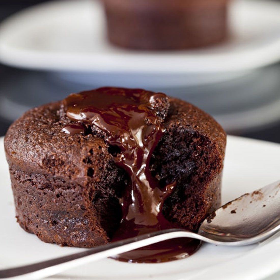 Chocolate Soufflé with Extra Virgin Olive Oil