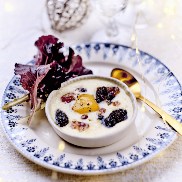 Egg Cocotte with Morels