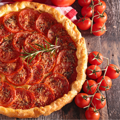 Summer Tomato Quiche