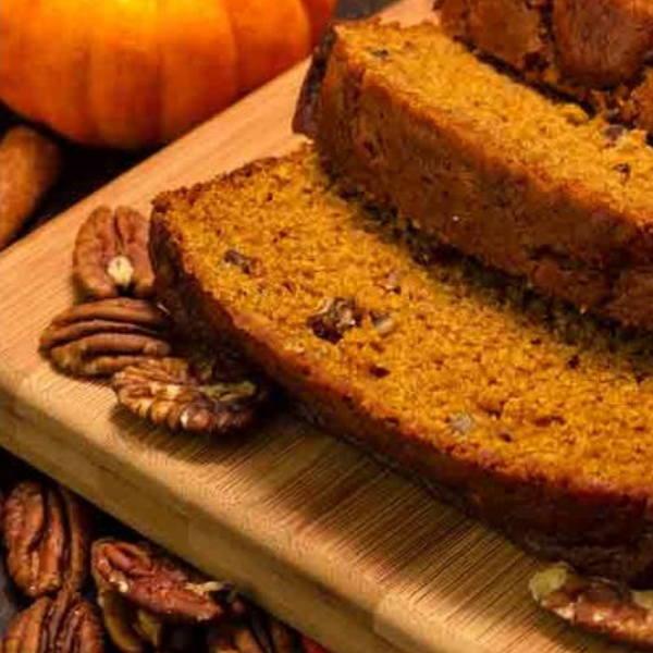 Autumn Spiced Pumpkin Bread